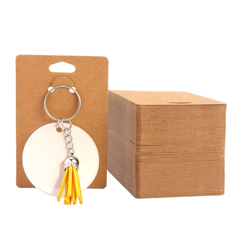 Stand Kartu Display Kertas untuk Gantungan Kunci, Kemasan Hadiah, Organizer Kustom Pabrik untuk Usaha Kecil, Perhiasan, Gantungan Kunci