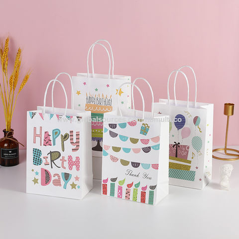 Amazon.com: YOTNUS 𝟯𝟬 𝗣𝗰𝘀 Pink Thank-You-Gift-Bags with Tissue Paper,  Small Gift Bags with Handles, for Wedding, Baby Shower, Business, Guest, Return  Gifts, Welcome Gift Bags : Health & Household