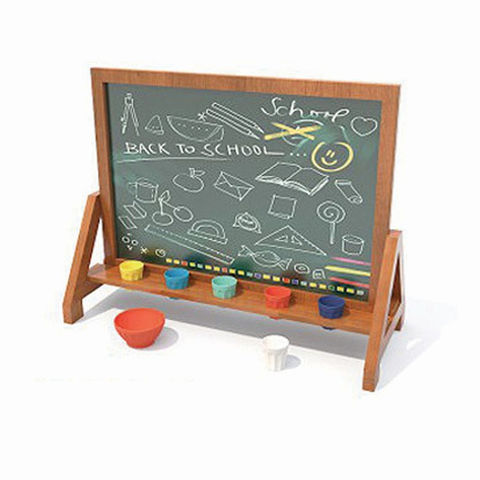 Novedad 2023: Pizarra de dibujo de madera para niños, juguete educativo de graffiti W12B247 for sale at factory direct price