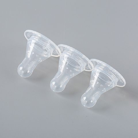 Tetina estándar para biberón, tetina transparente sin BPA, 100% silicona de grado alimenticio para bebés for sale at factory direct price