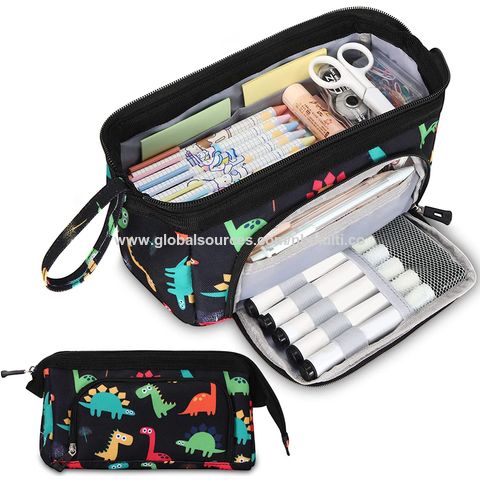 Plush Pencil Case Portable Creative Zipper Pencil Bag Cute Large Capacity  Stationery Bag for Kids Girls Women 