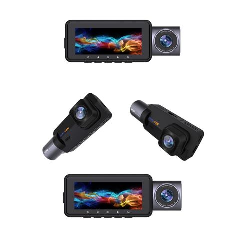 3 Channel Dash Cam for Cars WiFi Camera for Vehicle 1080P Video Recorder  Black Box Dual Lens Inside Car DVR Rear View Camera