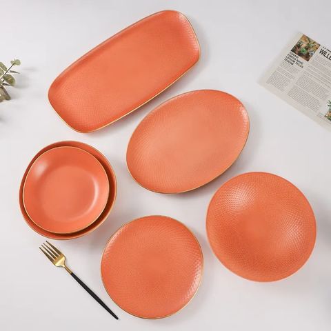 Buy Wholesale China Horeca Wholesale Luxury Gold Rim Custom Color Bone ...