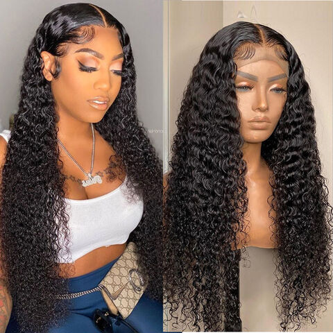 Tt Hair Pre Plucked Natural Hairline Kinky Curly Lace Front Human