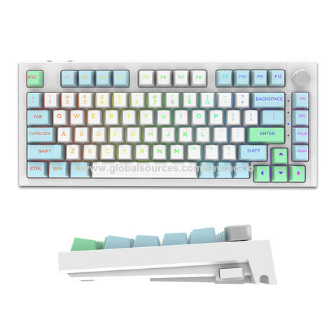 Buy Wholesale China Oem Bluetooth+2.4g+usb Mechanical Keyboard 81/82 Key Us/uk Silicone Pad ...