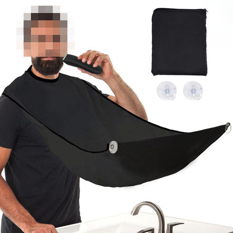 Delantal de afeitar de barba de pongee, soporte para afeitar, organizador de baño, regalo for sale at factory direct price