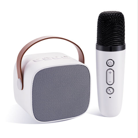 Microphone Sans Fil Bluetooth pour Appareil de Musique de Haute Qualité  pour PC Chantant Enfants Bleu