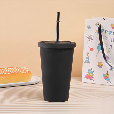 Buy Wholesale China Reusable Travel Ice Coffee Mugs Double Wall ...