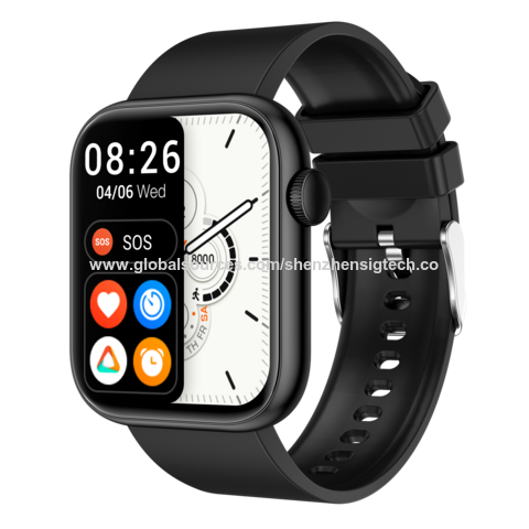 Smart Watch (Make & Answer Call),1.85 SmartWatch Fitness tracker for  Android, iOS Phones with Heart Rate Sleep Monitor 24 Sports Modes  Music,Message