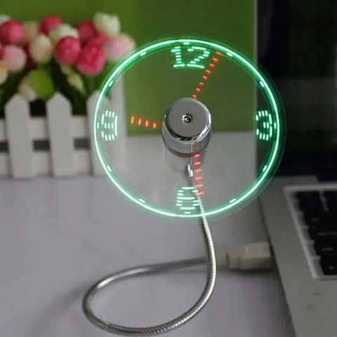 Buy Wholesale China Usb Mini Flexible Time Led Clock Fan With Led Light  Cool Gadget Flexible Usb Clock Fan Gadgets Cool Usb Fan Clock & Led Usb  Fans at USD 2.5