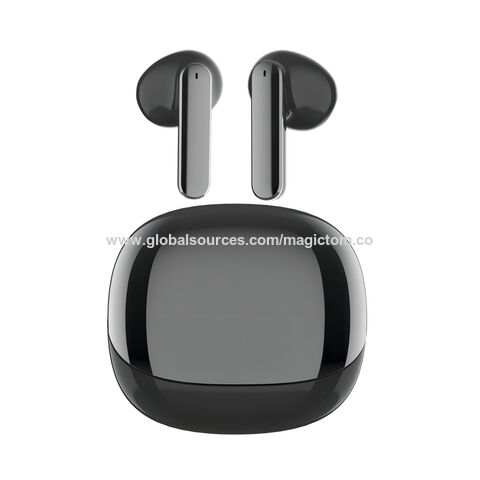 Casque sans fil, casque Bluetooth sans fil avec réduction du bruit des  appels numériques, étui de chargement avec détection de pièce de clé de  réinitialisation, casque demi-oreille