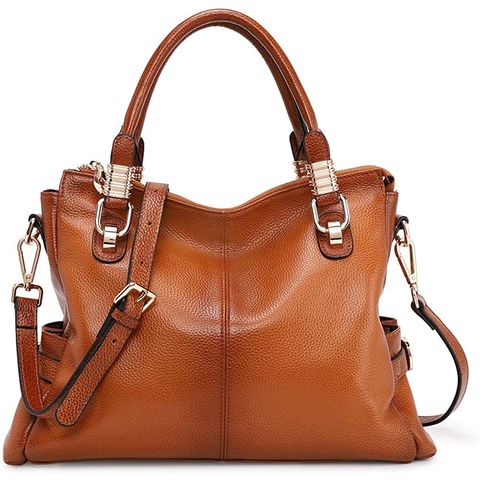 Kattee Women's Genuine Leather Purses And Handbags, Satchel Tote