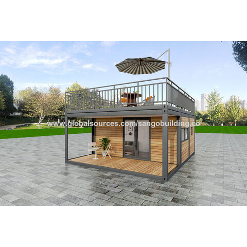 Modulares Flat Pack Kabinen-Container haus Luxus-Fertighaus-Flach verpackter Container zum Verkauf