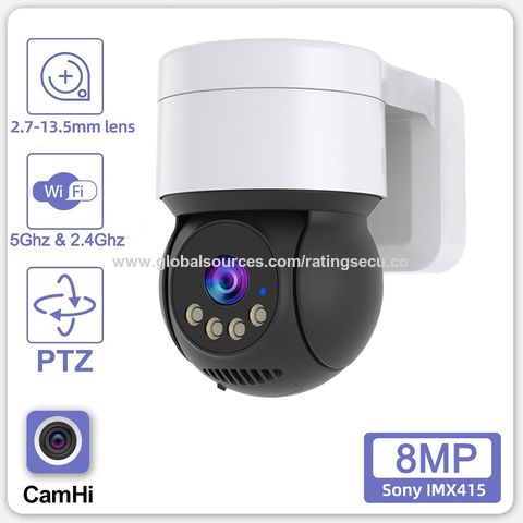 Caméra de sécurité IP 8MP 4K PTZ 30x zoom optique Wifi extérieur