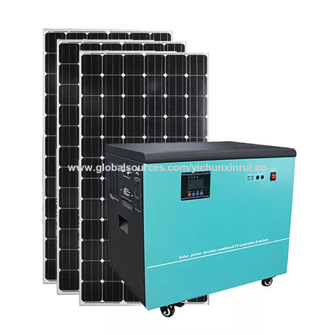 All In One Pure Sine Wave Solar Power Systems With Lithium Battery ...