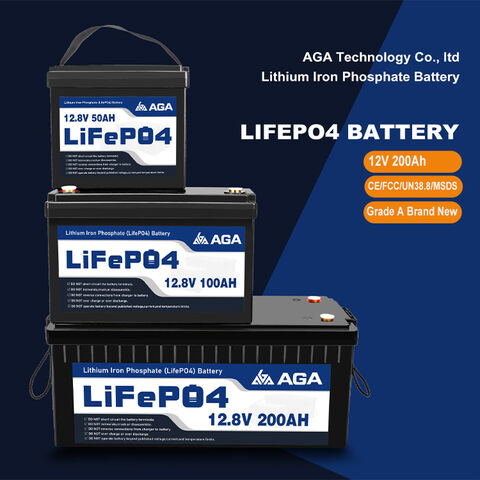 CHINS 200AH Smart 12.8V LiFePO4 Lithium Bluetooth Self-Heating Battery w/  Built-in 100A BMS