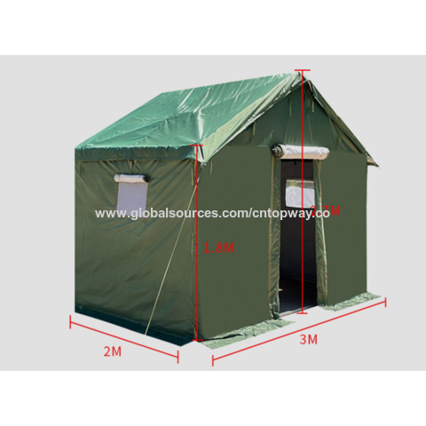 Lote de Stock, Tienda de Campaña de Lona/Oxford Resistente para Exteriores con Estructura de Acero para Uso en Terremotos en Turquía/Siria, Tienda de Emergencia for sale at factory direct price