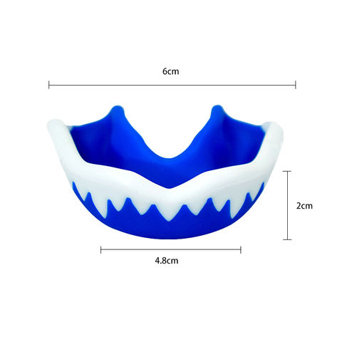 PROTEGE DENT BOXE BLANC BLEU  Protège dents, Dents, Mâchoire inférieure