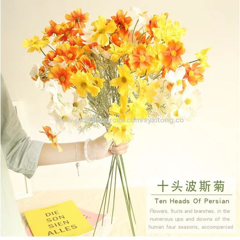 Compre Flores Artificiais Calliopsis Buquê Multicabeça Barato De Alta  Qualidade Atacado e Presente De Casamento Cores De Mistura Festa Artesanal  de China por grosso por 0.84 USD | Global Sources