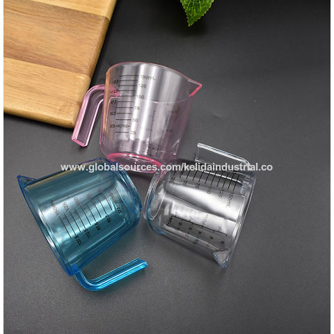 Dry Measuring Cup Sizes 15ml Transparent Plastic Small Liquid Dry