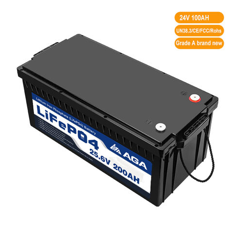 Buy Wholesale China Built-in Bms 24v 200ah Lithium Iron Phosphate Lithium  Batteries For Solar Systems Marine Motor Home & Lifepo4 Battery at USD 519
