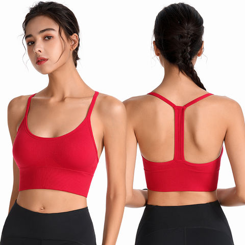 Buy Wholesale China Hot Teen Girl's Sport Top Bras Plain Colour Wholesale  Lady's Yoga Workout Sport Tanks & Sport Bra at USD 2.98