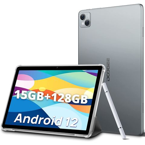 Tablet DOOGEE T10 4G 2023, 10.1" FHD+, Android 12, 15GB+128GB, Octa-Core, Batería 8300mAh, TÜV, Desbloqueo Facial, con Teclado