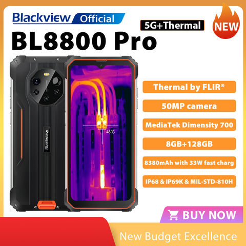 Blackview BL8800 8GB+128GB 8380mAh Unlocked Rugged Smartphones 5G Dual SIM  50MP