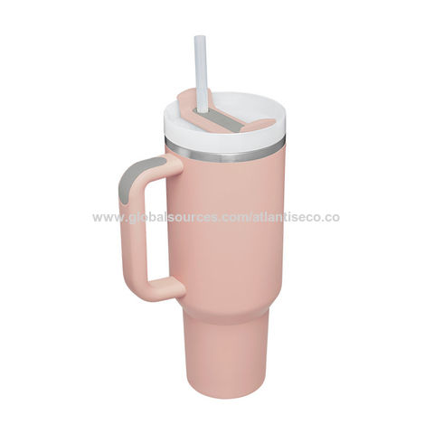 Stainless Steel Coffee Mug 500ml Mug with Lid Beer Mugs for Tea Cup Metal  Cup Drink Straw Travel Cups