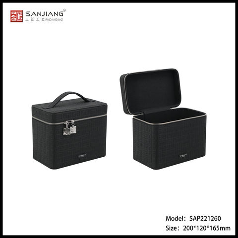 Buy Wholesale China Canvas Vanity Box For Makeup Box Travel Makeup Case  Leather Makeup Bag & Vanity Case at USD 4