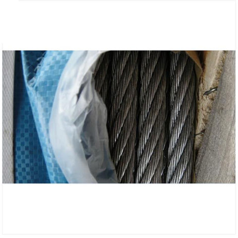 Buy Wholesale China Left Hand Lay Steel Wire Rope Coat Oil With Fibre ...
