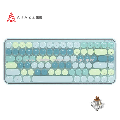 Clavier sans fil Bluetooth mignon Mini clavier Compact 84 touches pour les  jeux