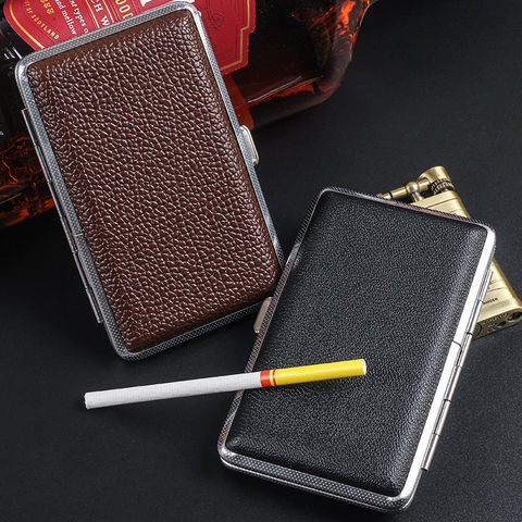 Bling Cigarette Holder Box for Woman Leather Cigarette Case Smoking  Accessories Luxury Design