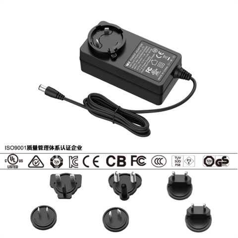 Cheap Interchangeable Power Adapter 60w 18v Uk Us Kr Jp Au Eu Ac Dc ...