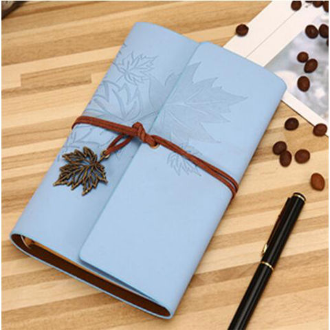 Journal Leather Notebook A6 Personalized Small Size Genuine Leather Cover  Diary - China Notebook, Stationery