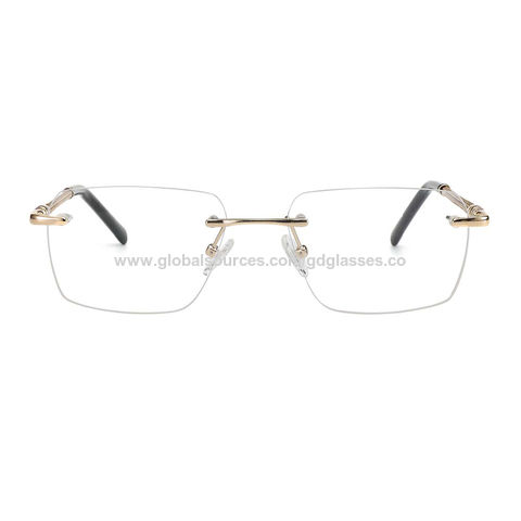 Buy China Wholesale Gd High Quality Beautiful Design Rimless Eyewear ...