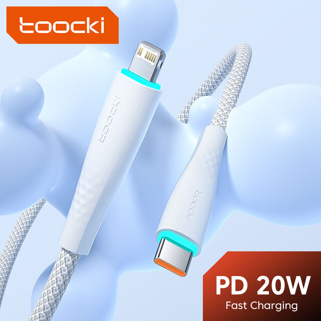 1M 2M PD 20W USB-C Schnelllade-Datenkabel für iPhone 12 Pro Max, Apple Ladegerät, Lightning auf USB-C Typ C USB-Kabel