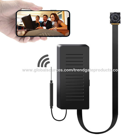 Mini Cámara espía WiFi, Full HD 1080P Cámara inalámbrica Detector de  movimiento de visión nocturna Cámara de vigilancia Cámara de coche de  oficina en casa (Negro)