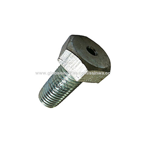 Bolts & Setscrews: Hook Bolt & Nut Zinc Plated