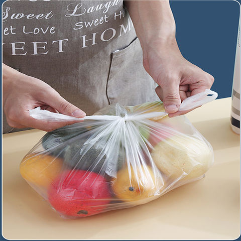 HDPE Clear Transparent Plastic Fruit Vegetable Packing Bag on Roll - China Plastic  Bag and Handbags price