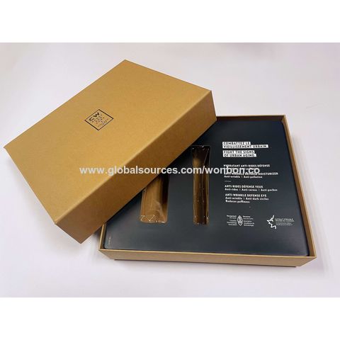 Buy Wholesale China Cosmetic Packaging Box Covered With Kraft Paper ...