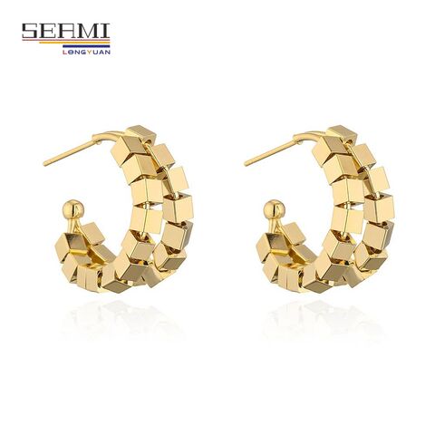 Fancy AD White Stone Daily Wear Earrings Shop Online Low Price ER1858 |  Shop earrings, Earrings, Stone gold