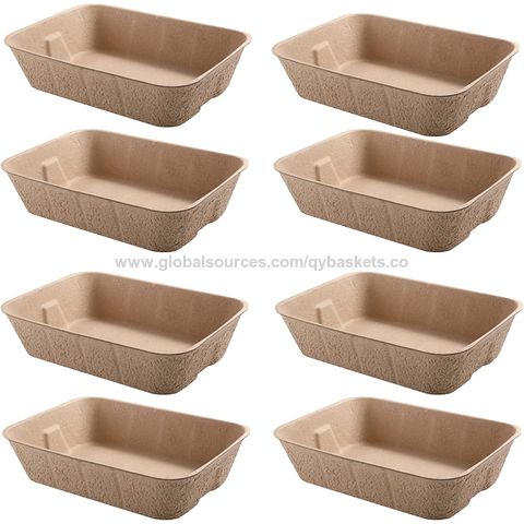 Lavabo de basura desechable para gatos bandejas de papel para gatos bandeja de revestimiento de cartón para gatito, conejo y otro animal interior o exterior