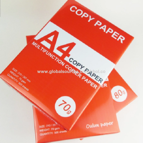 Buy Wholesale China A4 Copy Paper/supplier Of Double A4 Paper Copy