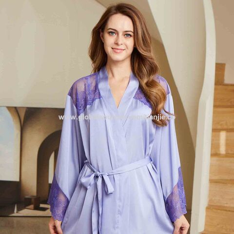 Buy Wholesale China Satin Robe2 & Lingerie Homewear Pajama