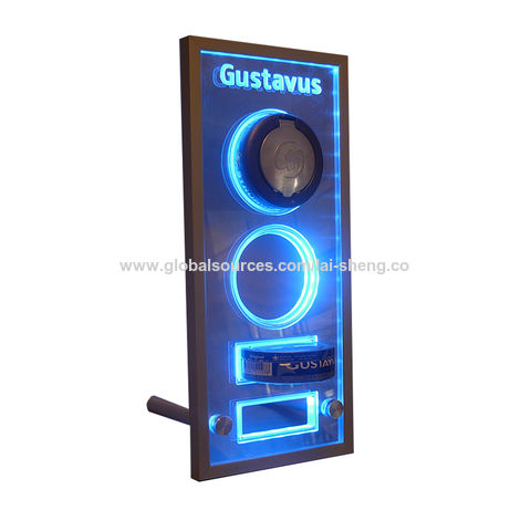 Présentoir en acrylique plexiglas avec lumière LED pour cigares, cigarettes, cannabis, marijuana - Support d'exposition pour marijuana for sale at factory direct price