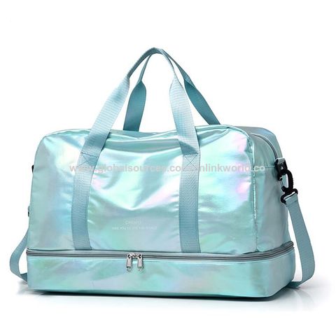 Pequeña bolsa de deporte para adultos, bolsa deportiva impermeable para  mujeres, bolsa de entrenamiento para hombres, Azul