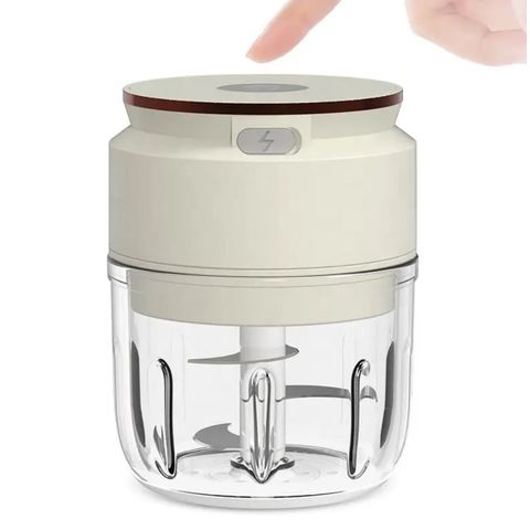 Electric Food Processor - 350ML Portable Garlic Chopper Mini Food