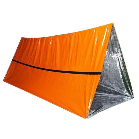 Tienda de Emergencia Térmica Impermeable, Refugio de Supervivencia Mylar Compacto con Retención de Calor Mejorada para Rescate en la Naturaleza