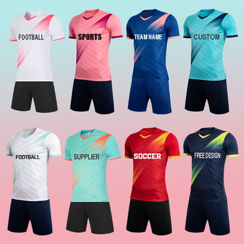 Camiseta de fútbol personalizada para hombres y niños, uniforme de fútbol  personalizado con nombre del equipo, logotipo del número de equipo, talla
